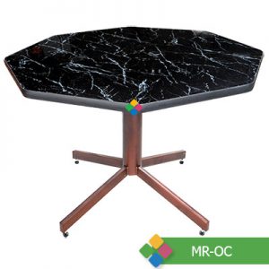 MESA PARA RESTAURANTE CON CUBIERTA ​OCTAGONAL.